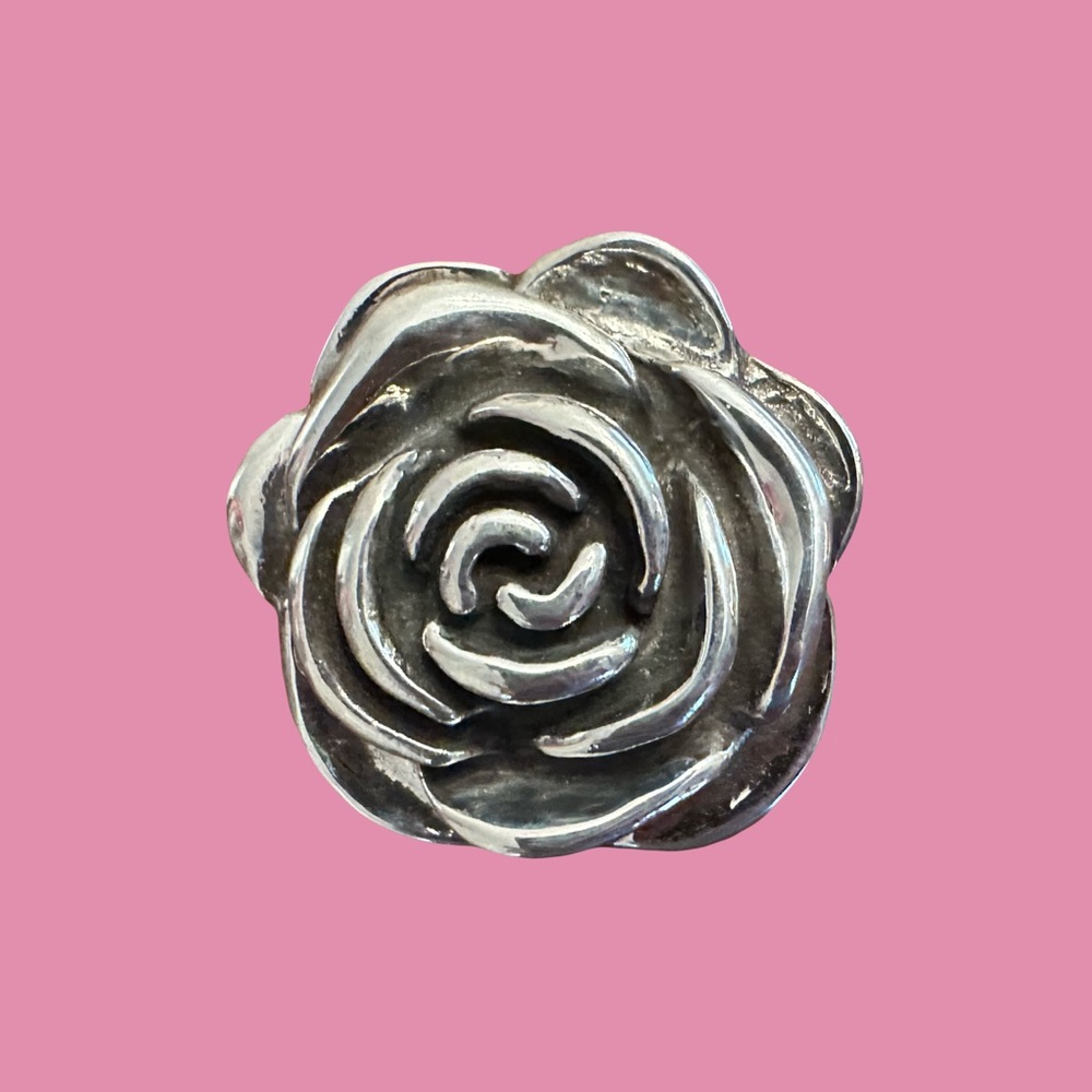 Silver (925) Rose Pendant